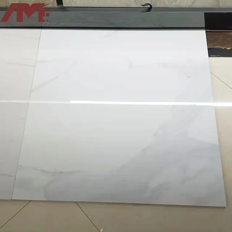 Marble-Look Polished Porcelain Floor Tile 800x800mm