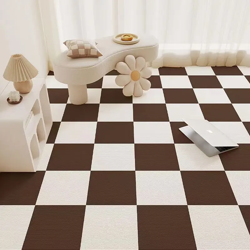 Self-Adhesive Polyester Carpet Tile 30x30cm with Latex Backing
