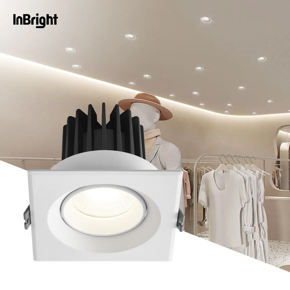 Adjustable Recessed Square LED Downlight 8-25W