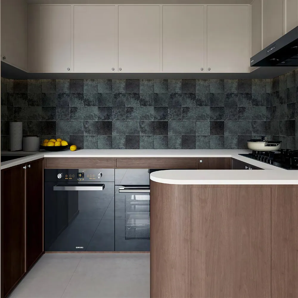 Non-Slip Stone-Look Matte Porcelain Swimming Pool Tile 300x600mm