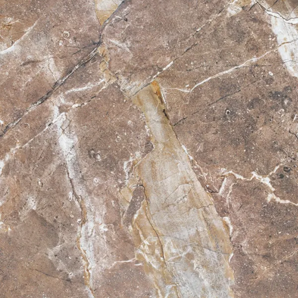 Marble-Look Black Matte Porcelain Floor Tile 600x600mm