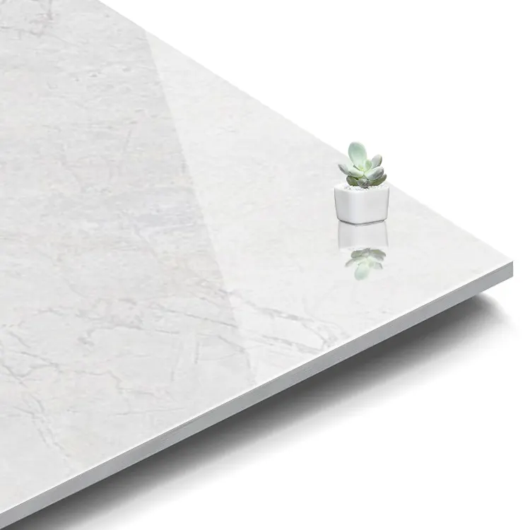 Stone-Look Polished Porcelain Floor Tile 600x600mm