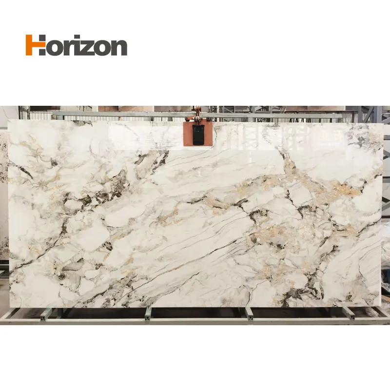Black/Gold Sintered Stone Slab 1600x3200mm