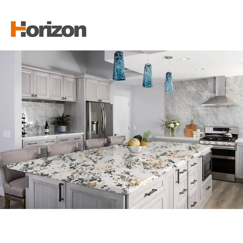 Polished Engineered Quartz Slab 3200x1600mm