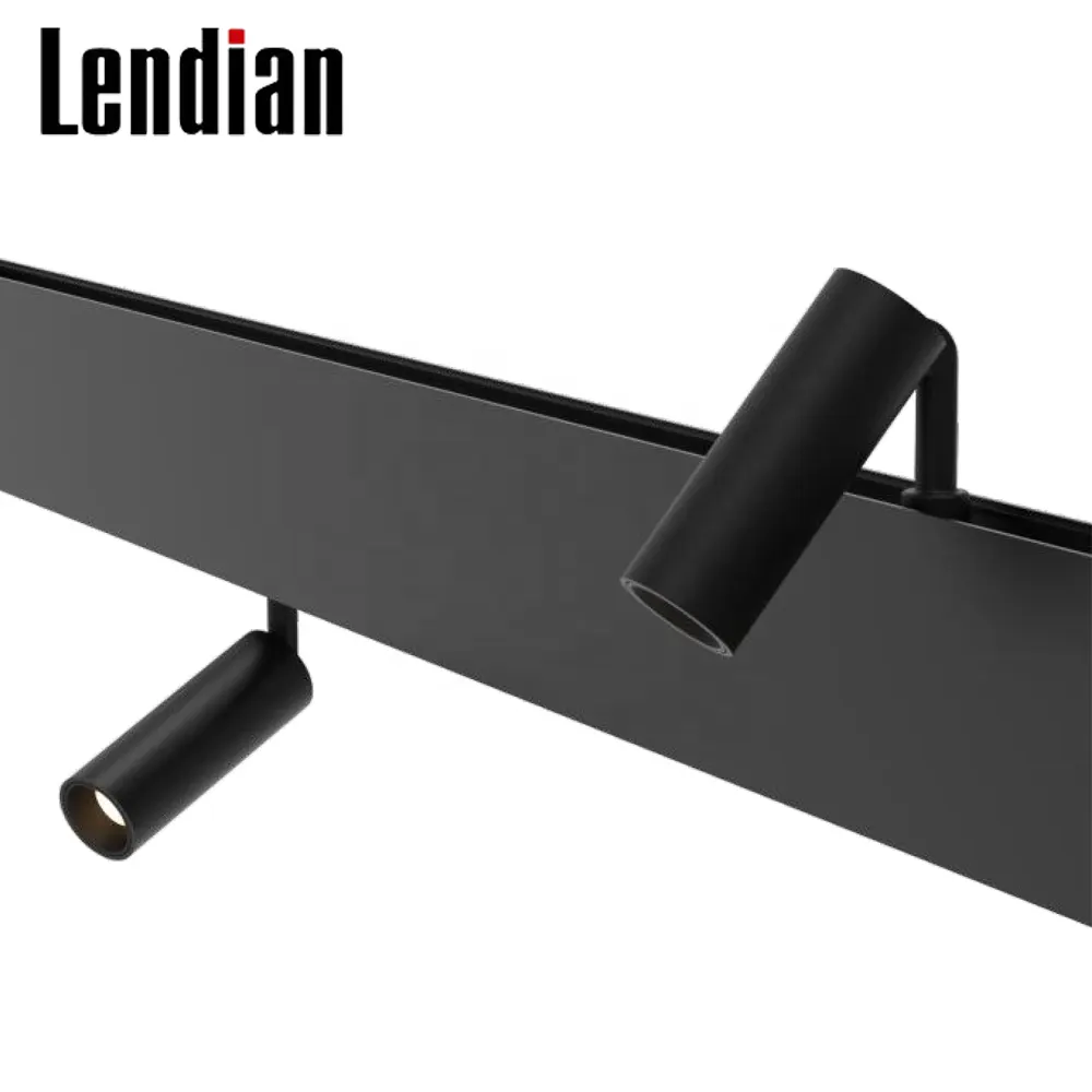 Smart Dimmable Recessed Magnetic LED Track Spotlight Black 7W