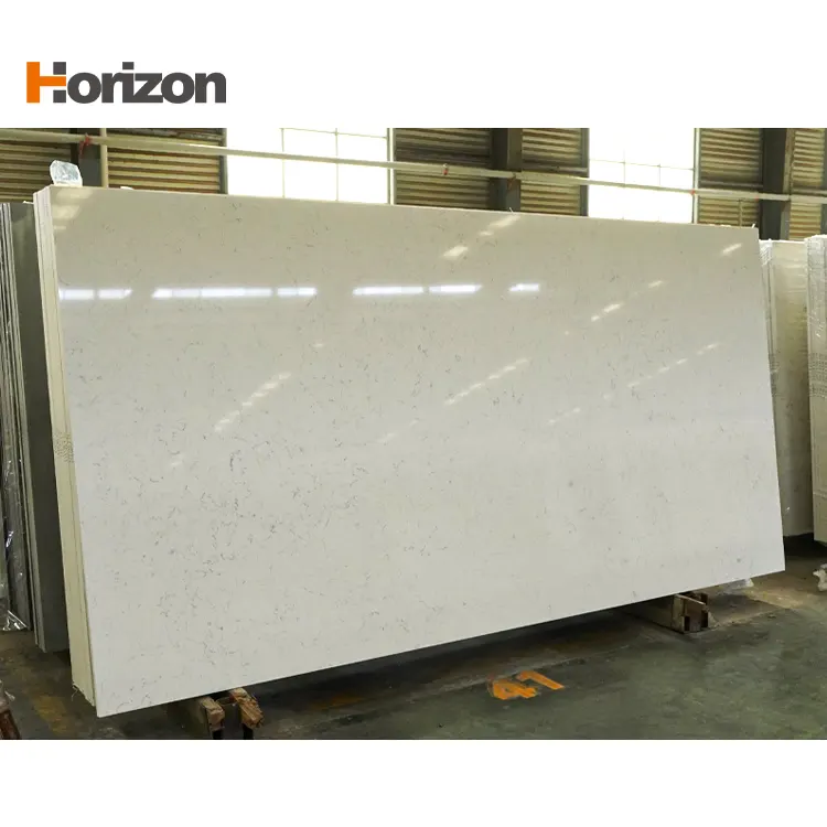 White Engineered Quartz Slab 3200x1600mm