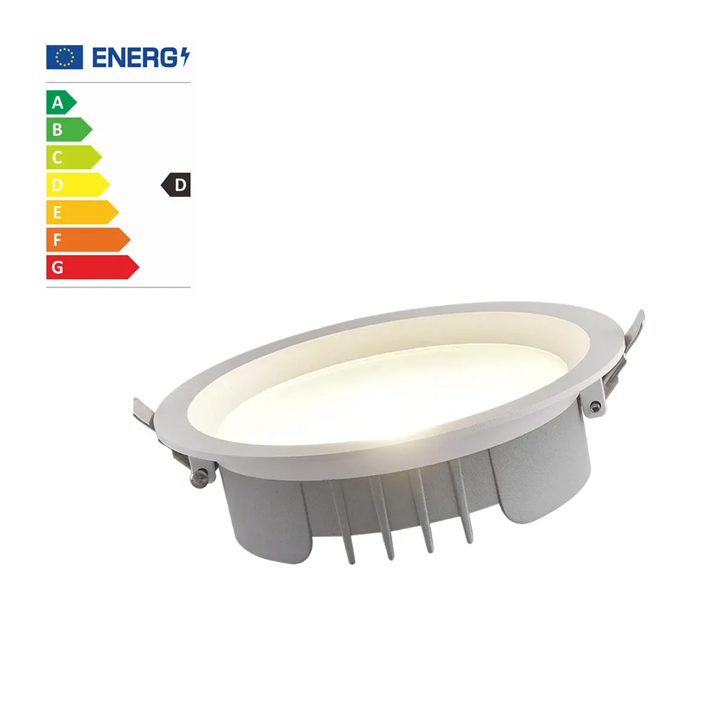 Adjustable Smart Dimmable LED Downlight 20/40W 140mm 3CCT Selectable
