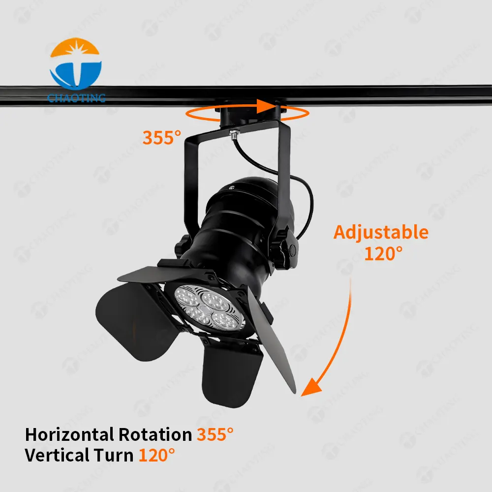 Adjustable Track Spotlight Housing E27 PAR20