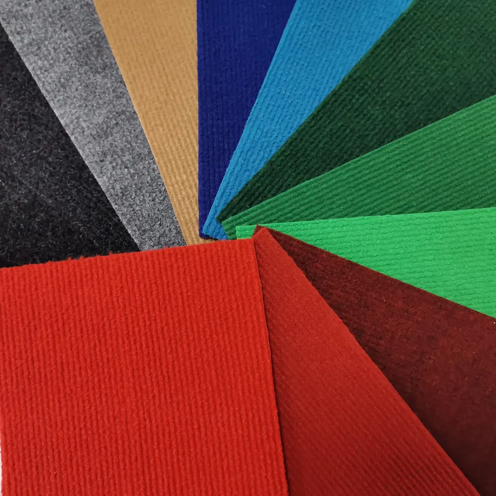 Ribbed Polyester Exhibition And Event Carpet