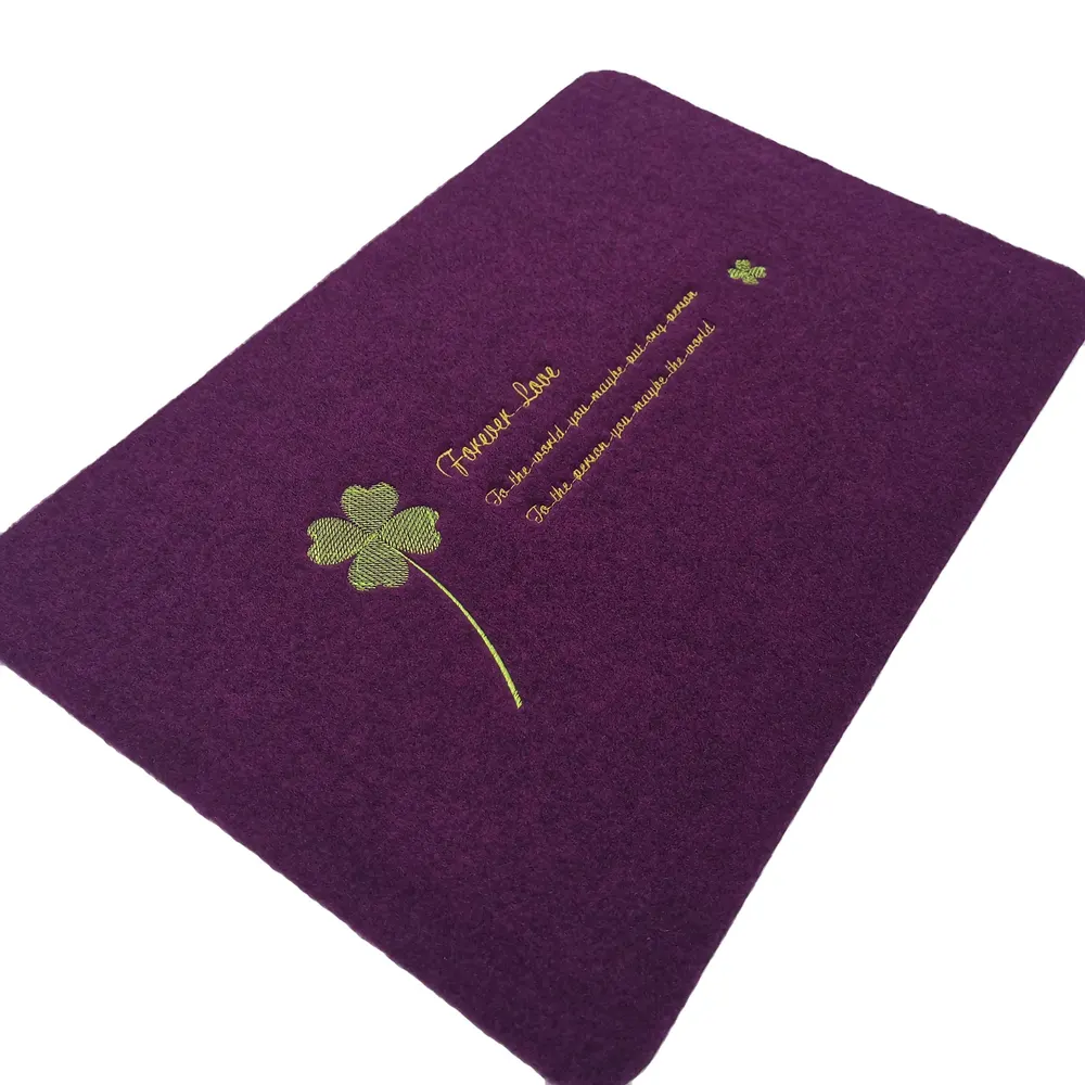 Needle-Punched TPR Entrance Door Mat 4-8mm Thick