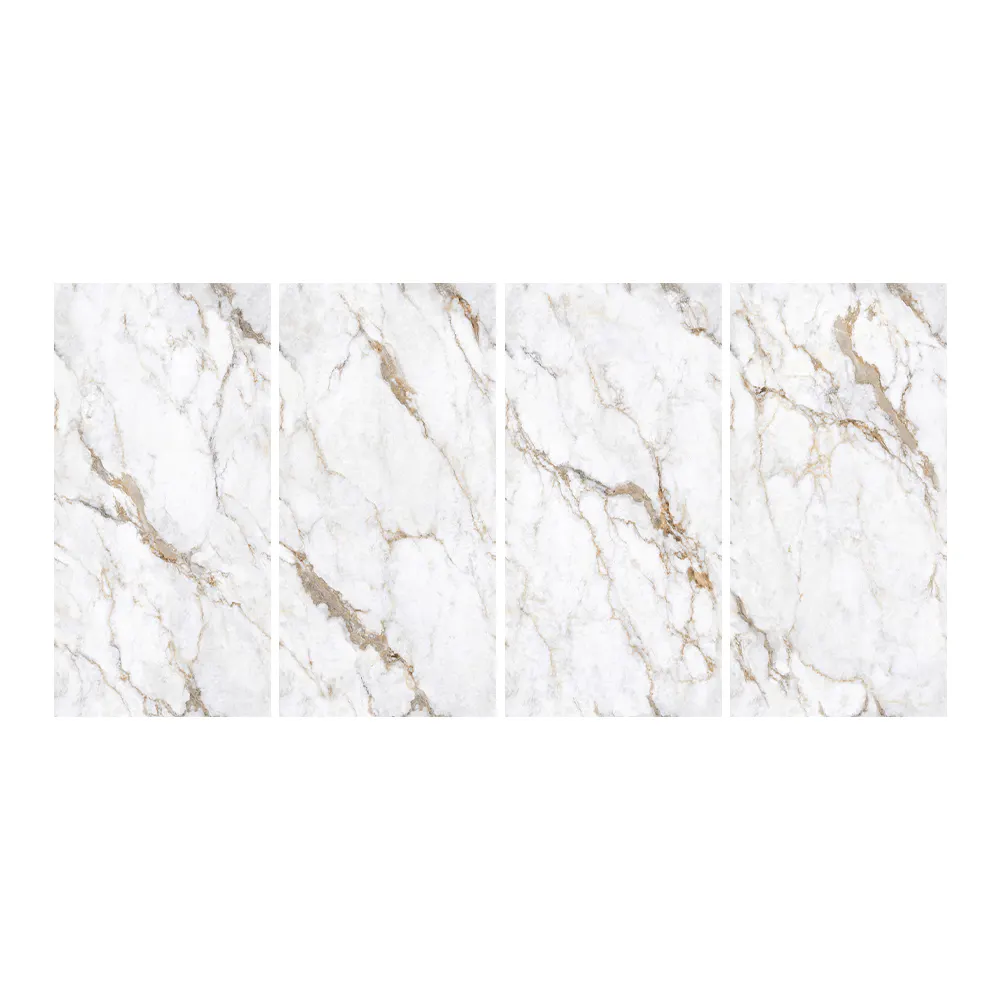 Stone-Look Polished Porcelain Floor Tile 750x1500mm