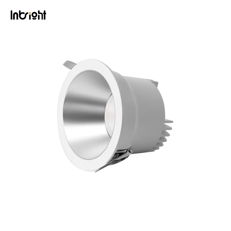 Recessed Aluminum LED Downlight Black 15-35W