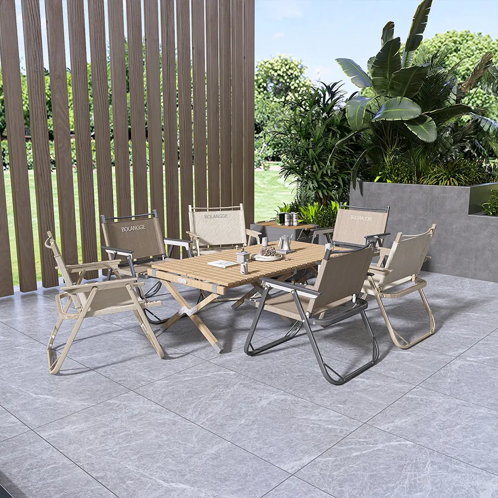Stone-Look Matte Porcelain Outdoor Tile 600x1200mm