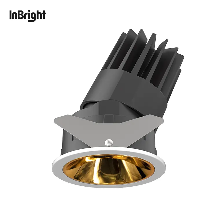 Anti-Glare Adjustable Recessed LED Downlight 8-25W