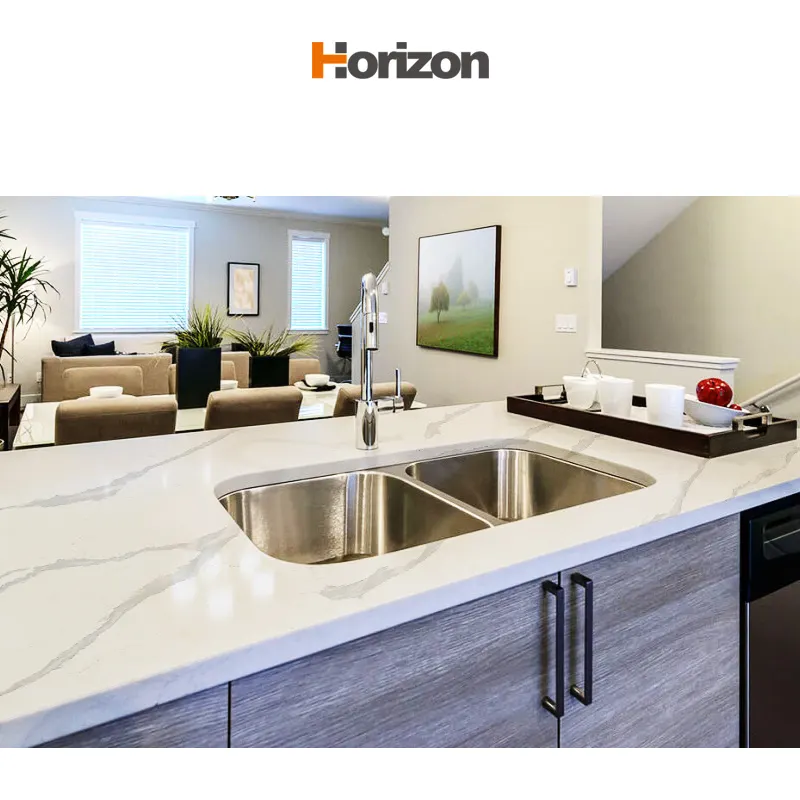 Carrara Engineered Quartz Slab 3200x1600mm