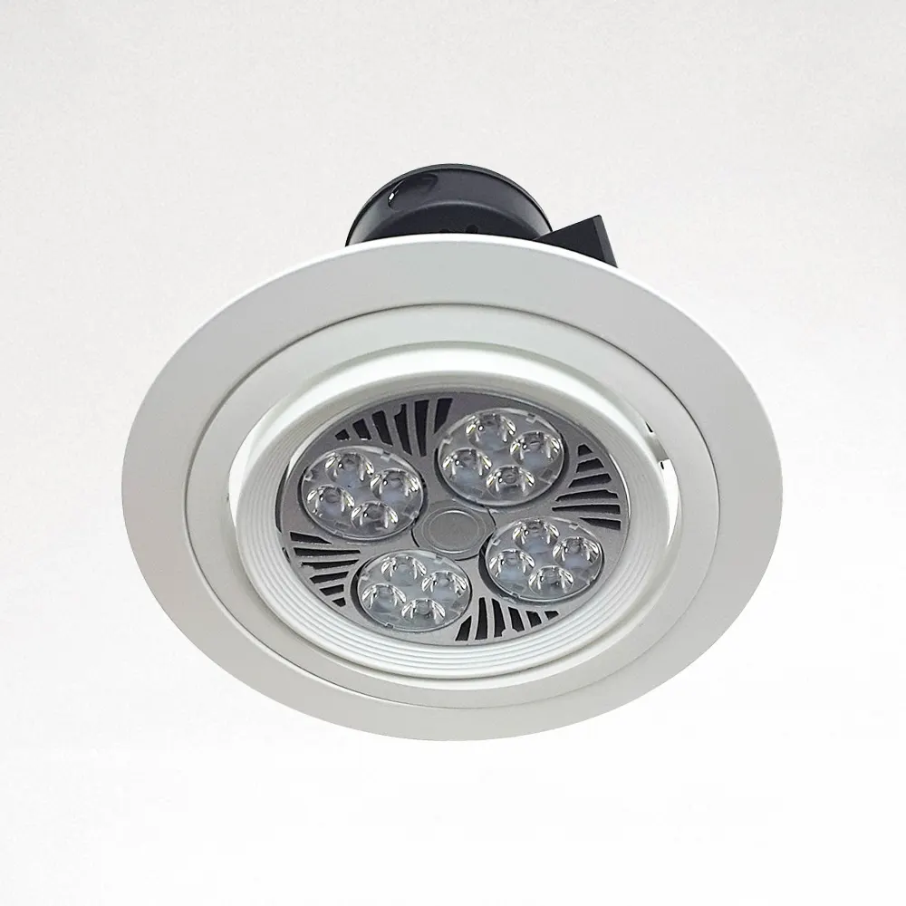 Recessed Round Downlight Housing E27/PAR30