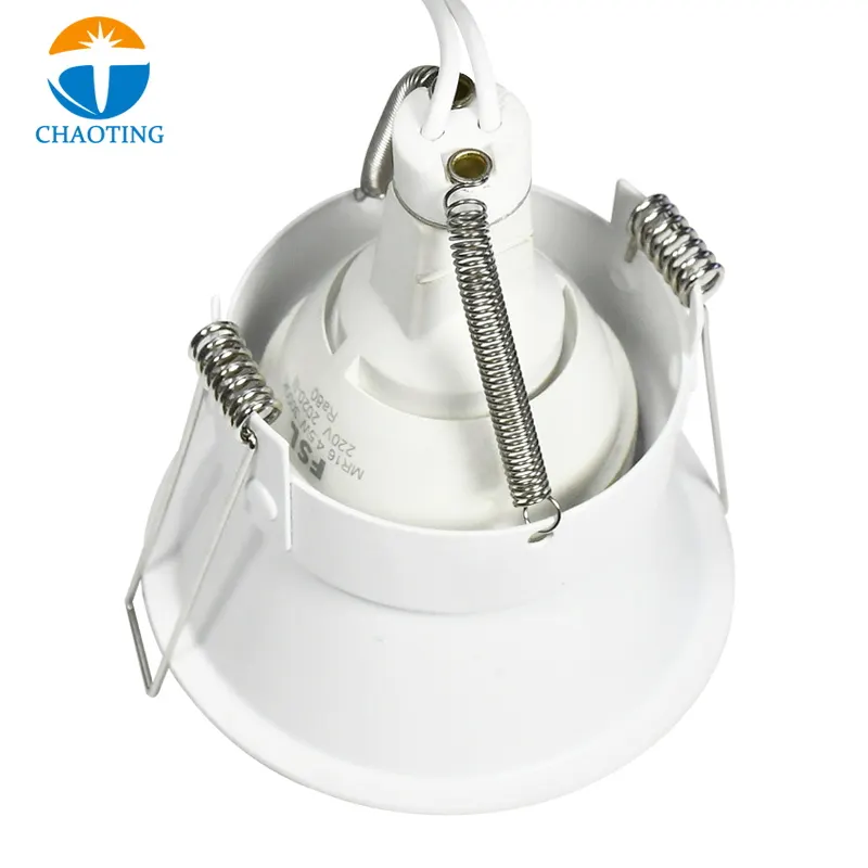 Recessed Aluminum Downlight Housing GU10/MR16