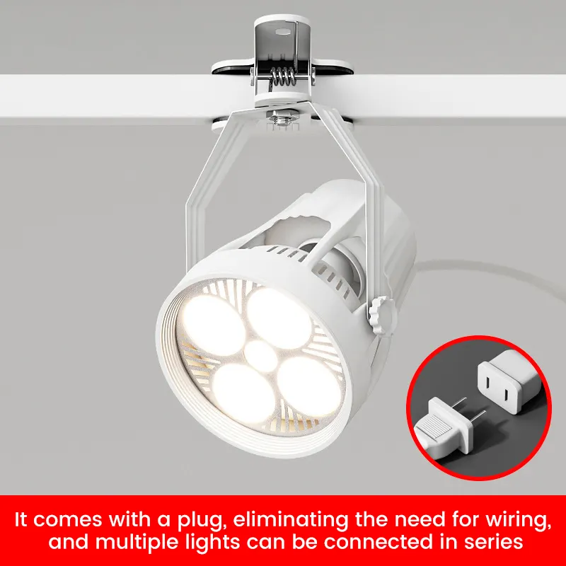 Anti-Glare Adjustable Dimmable Linear LED Track Spotlight 25-45W