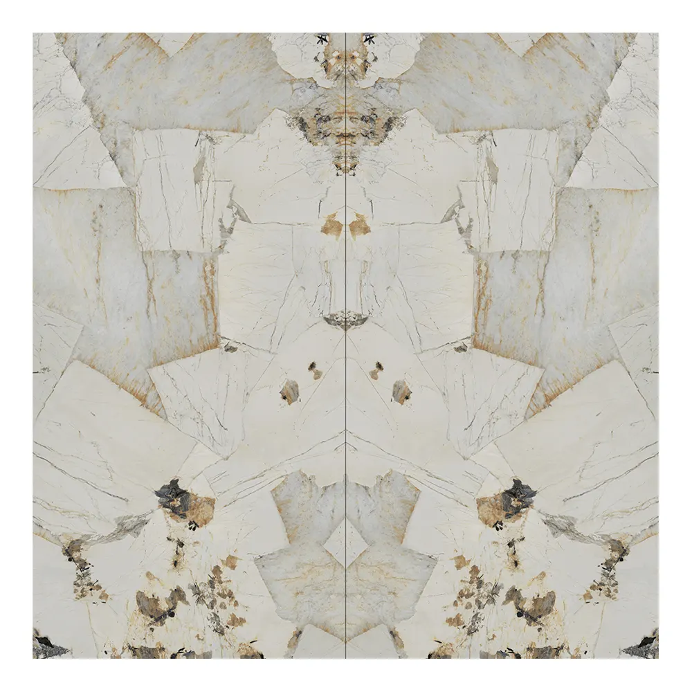 Marble-Look Glazed Sintered Stone Slab 1600x3200mm