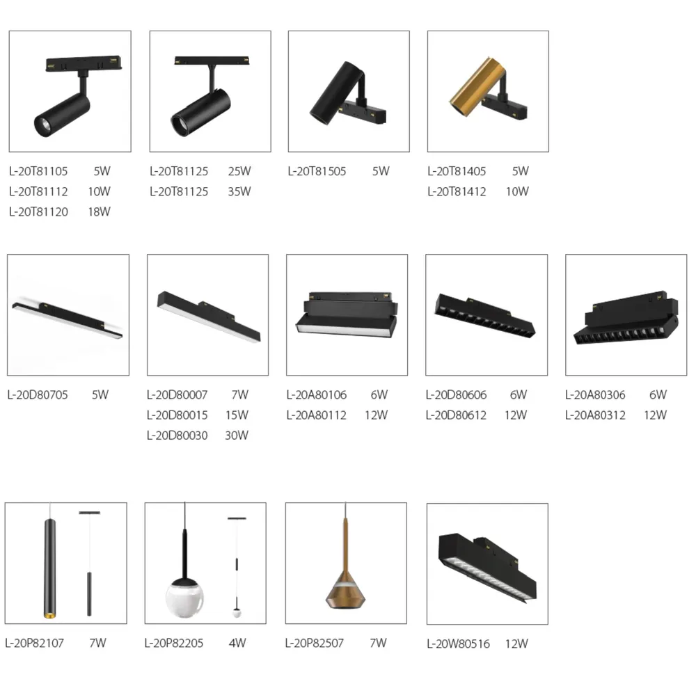 Zigbee Black Magnetic LED Track Light Kit 1m 48V 3CCT Selectable