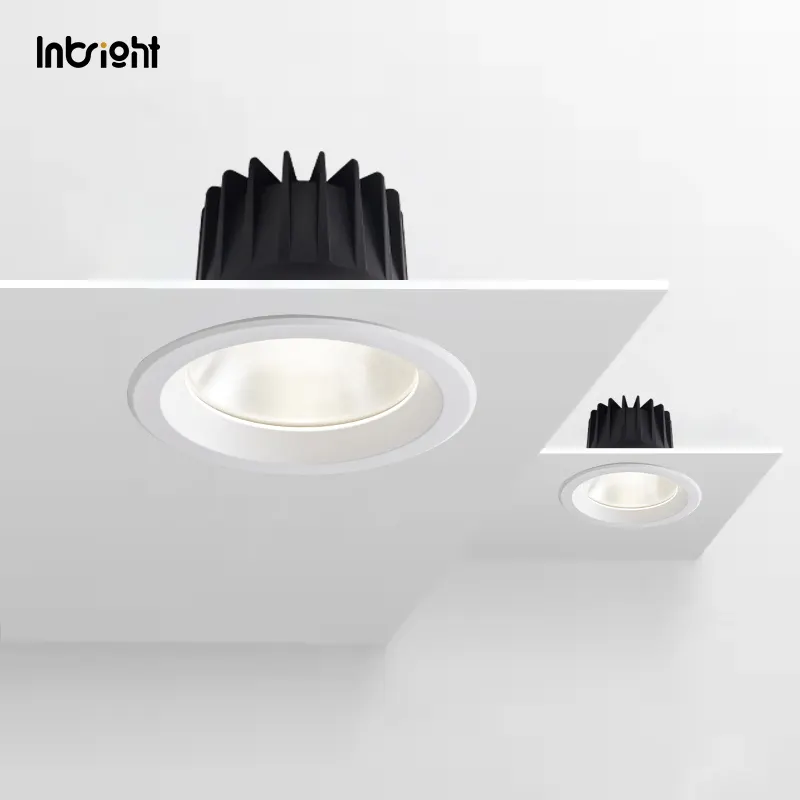 Recessed Aluminum LED Downlight 18-48W IP65
