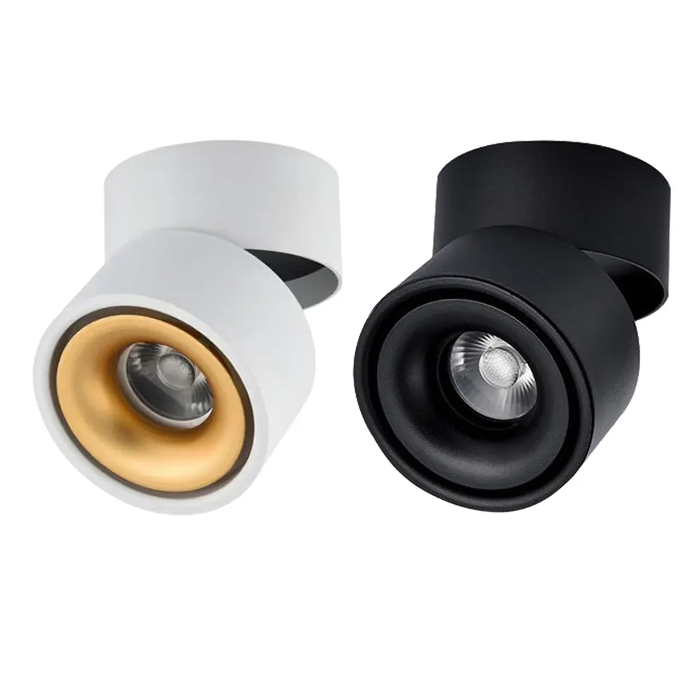 Rotatable Surface-Mounted Aluminum LED Downlight 10-15W 6500K