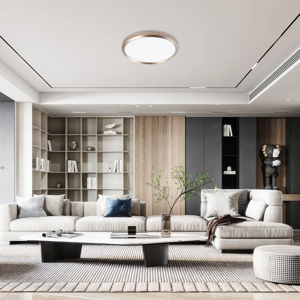 Tuya Smart Dimmable Round LED Panel Light 40x40x5 30-72W