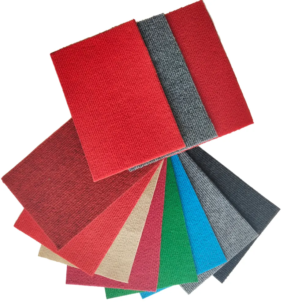 Ribbed Polyester Floor Carpet