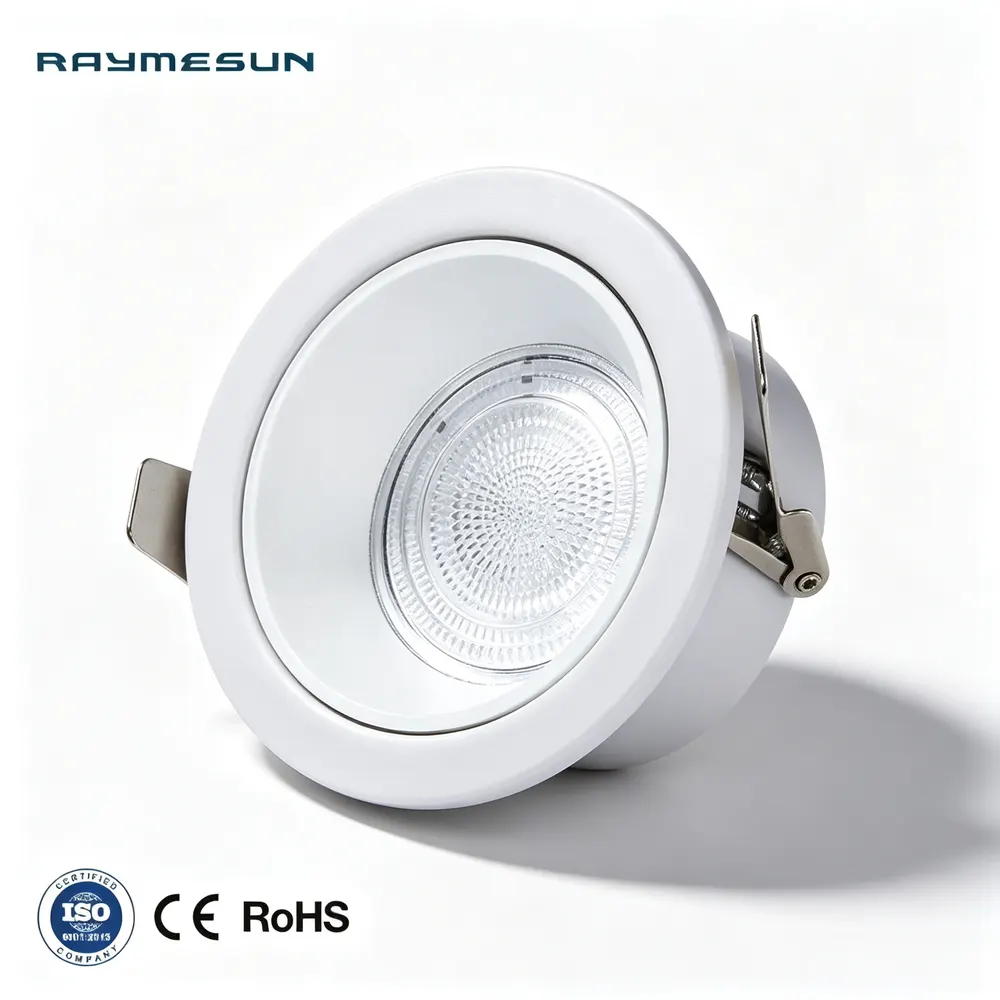 Adjustable Dimmable Recessed LED Downlight Black/White 3W IP54 4000K product sample