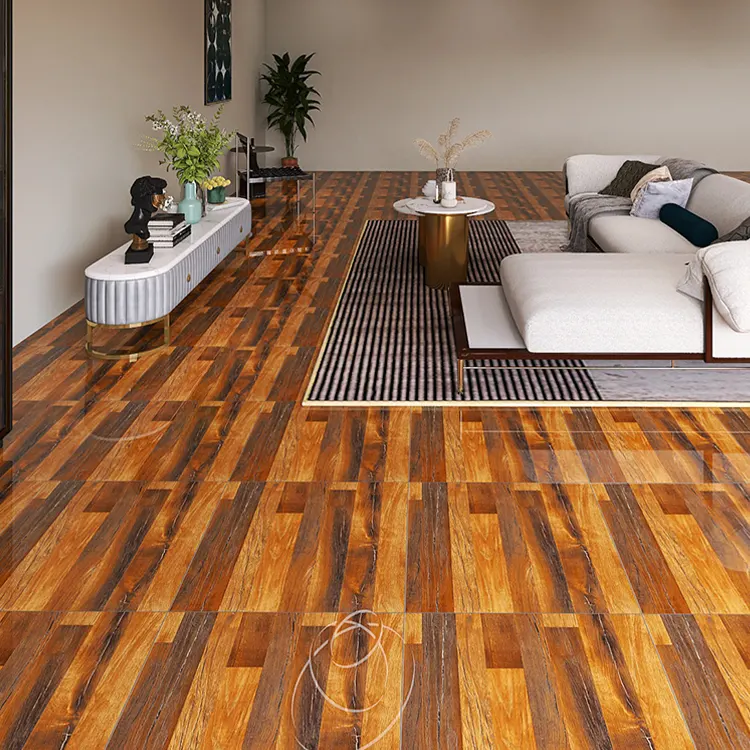 Wood-Look Porcelain Floor Tile 600x600mm