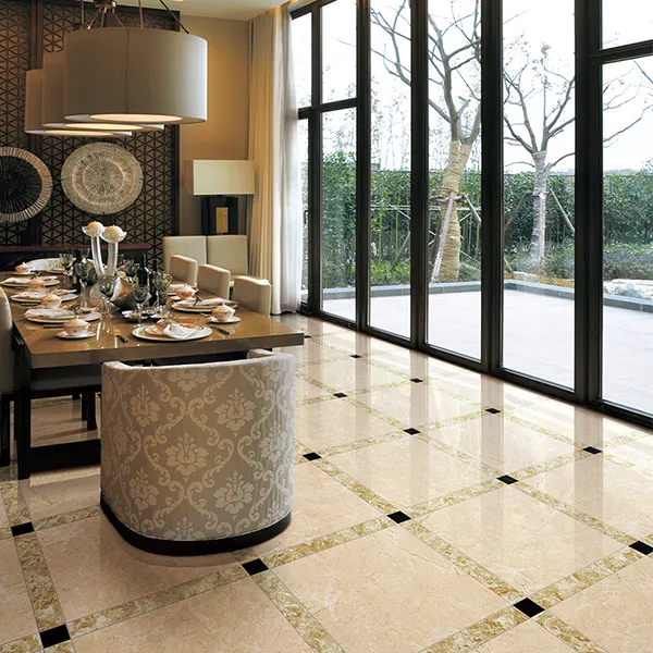 White Polished Porcelain Floor Tile 1000x1000mm