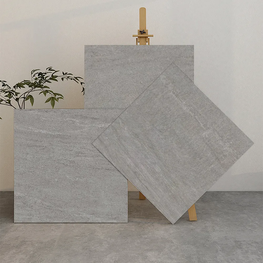 Non-Slip Stone-Look Matte Porcelain Outdoor Tile 60x60cm