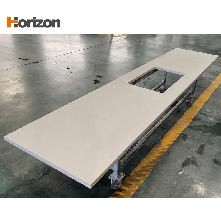 White Engineered Quartz Slab 3200x1600mm