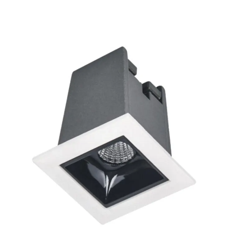 Square Aluminum LED Grille Spotlight 2W