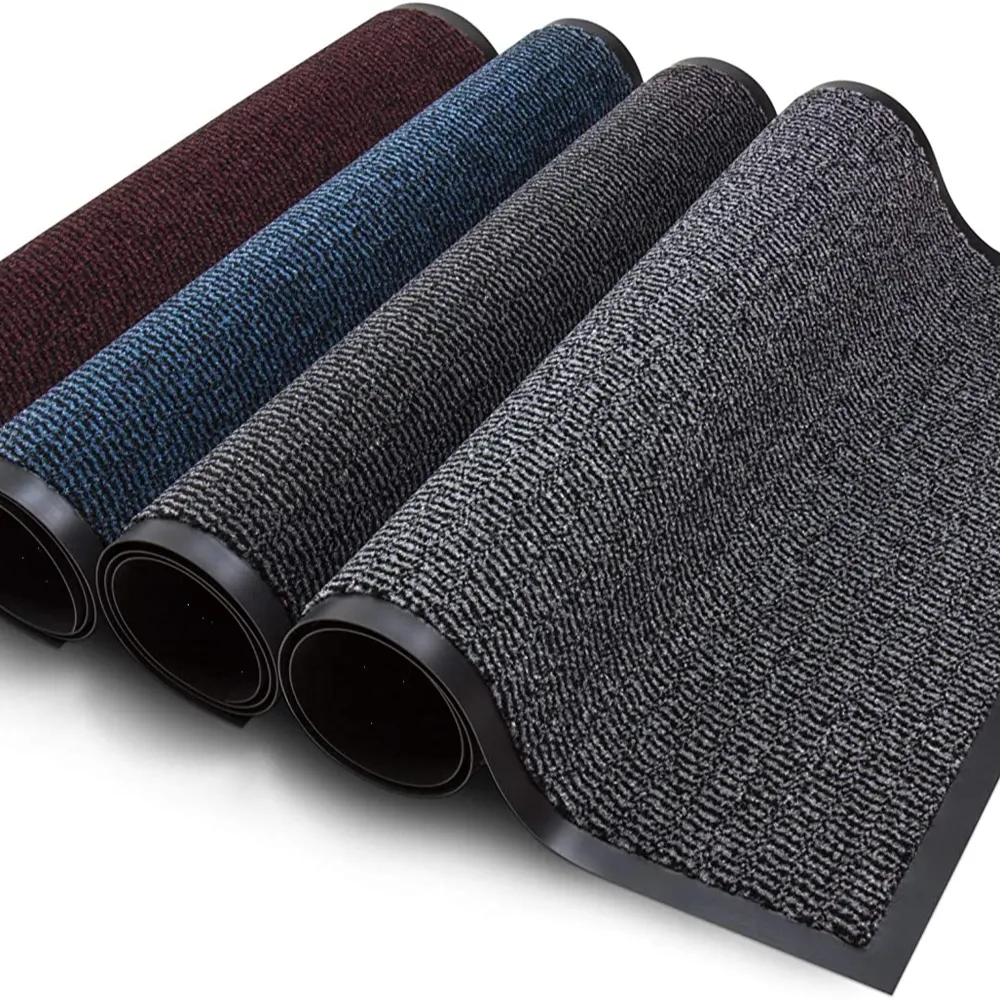 Cut-Pile Polypropylene Entrance Door Mat With PVC Backing product sample