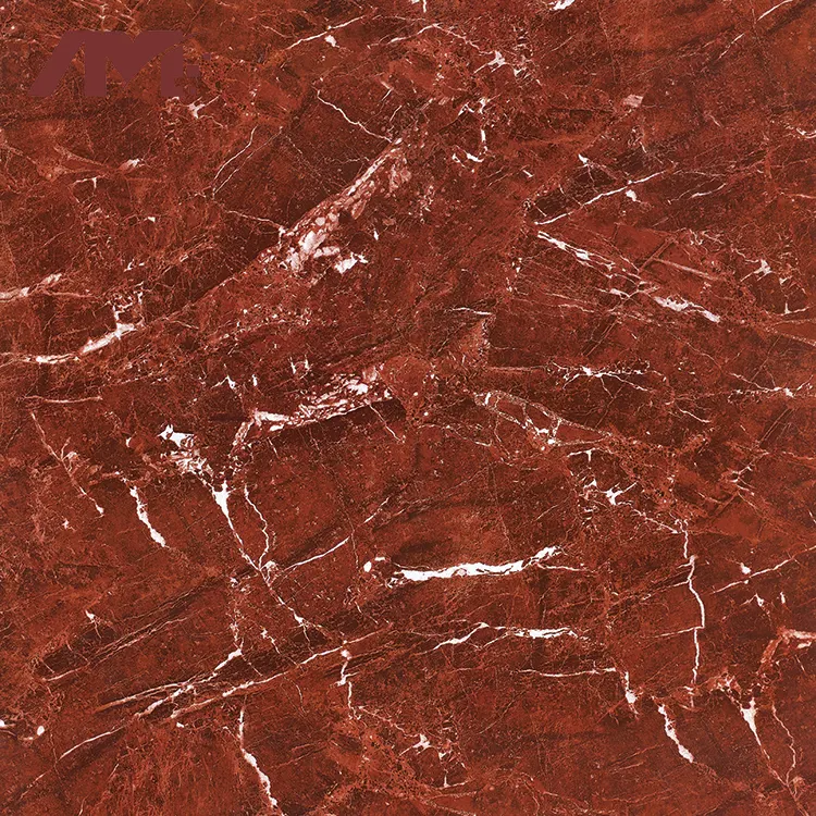 Marble-Look Black Polished Porcelain Floor Tile 800x800mm