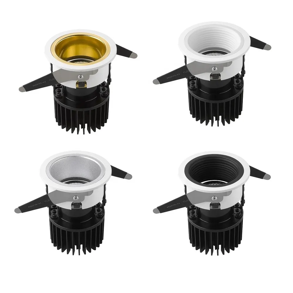 Recessed Aluminum LED Downlight 6-12W IP44