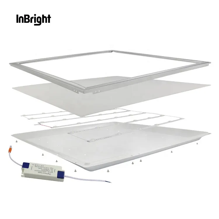 Surface-Mounted Square Aluminum LED Panel Light 1200x600/600x600 48W