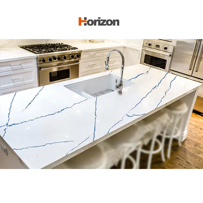 White Engineered Quartz Slab 3200x1600mm
