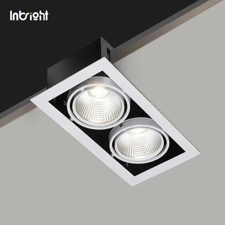 Recessed Aluminum LED Grille Spotlight 20W