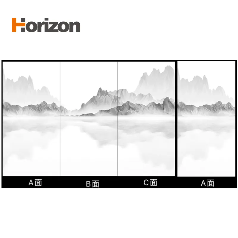 Landscape-Pattern Glossy Sintered Stone Slab 1600x3200mm