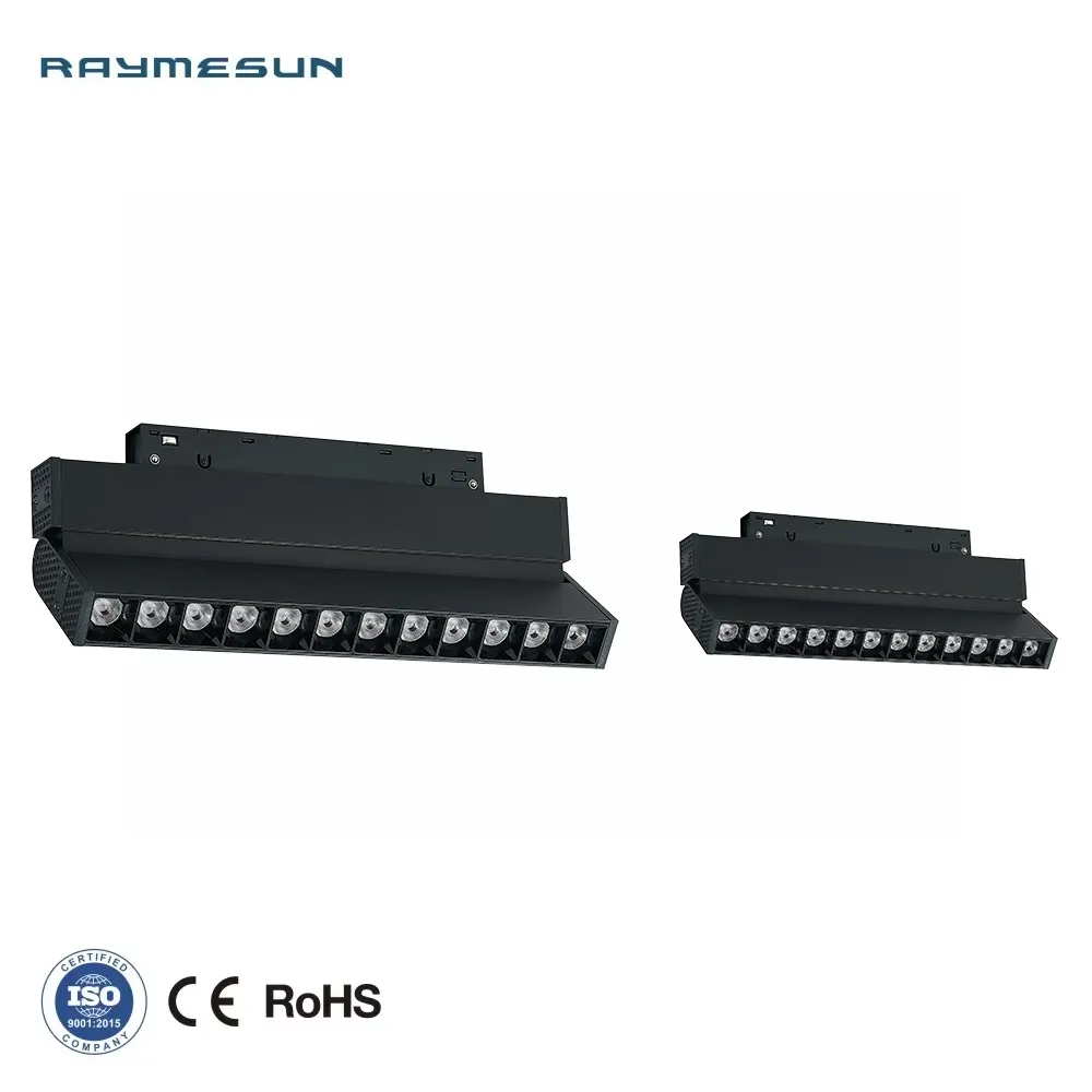Aluminum Magnetic COB LED Track Spotlight 12-20W 48V product sample
