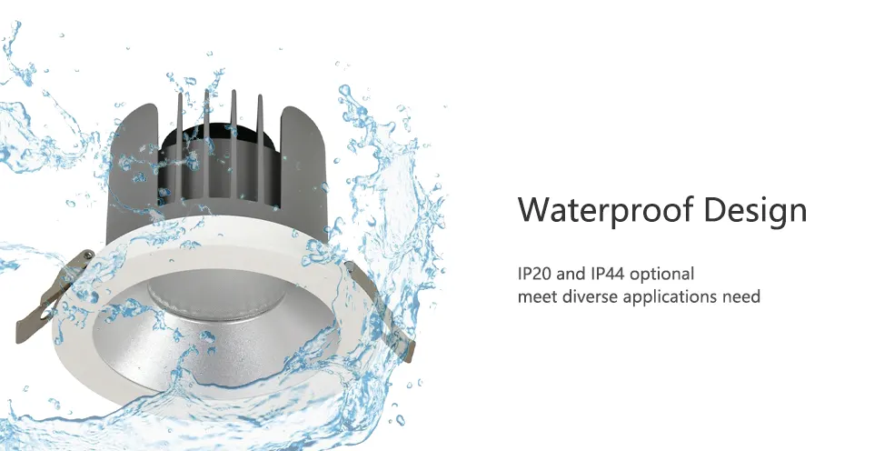 Smart Round Aluminum LED Downlight 30W 125mm