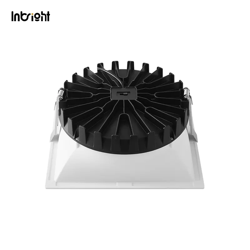 Recessed Square Aluminum LED Downlight 20W