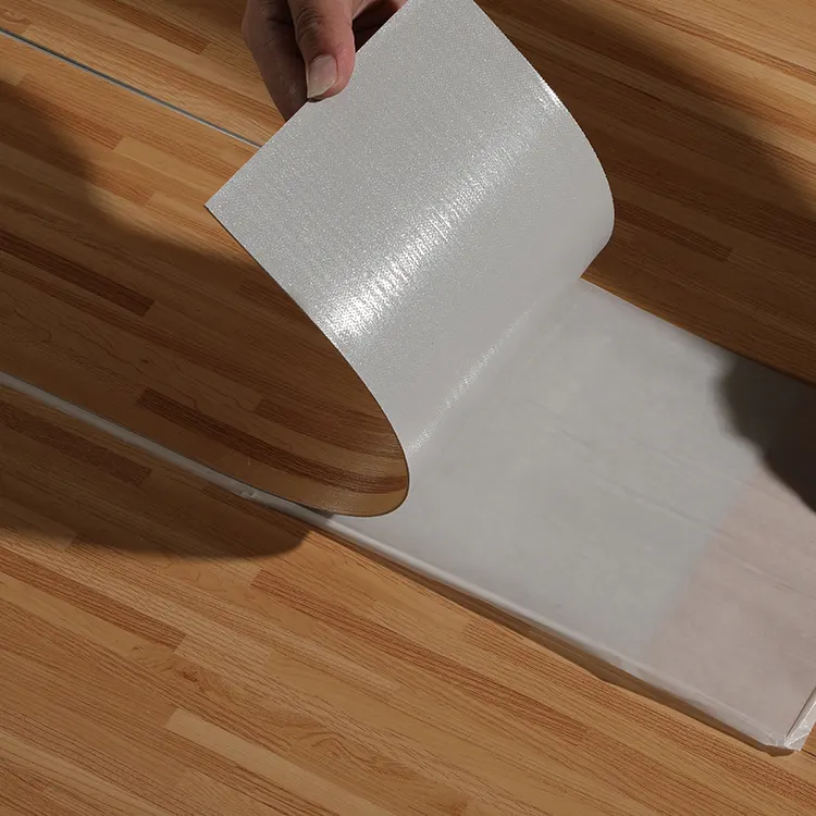 Wood-Look Self-Adhesive LVT Vinyl Flooring 1.5mm Thick