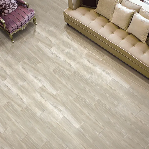 Wood-Look Polished Porcelain Floor Tile 600x600mm