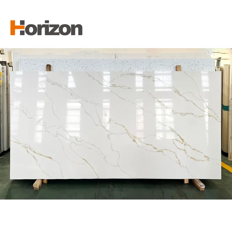 Calacatta Gold Engineered Quartz Slab 3200x1600mm