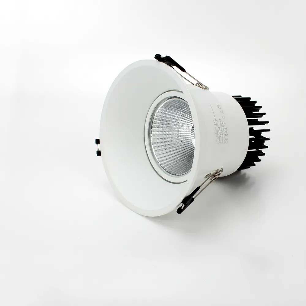 Anti-Glare Adjustable Dimmable Recessed LED Downlight 6-30W 2700-6000K