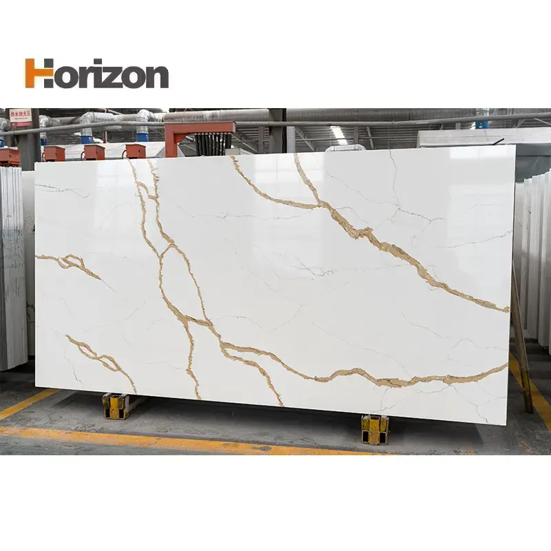 Calacatta Gold Engineered Quartz Slab 3200x1600mm
