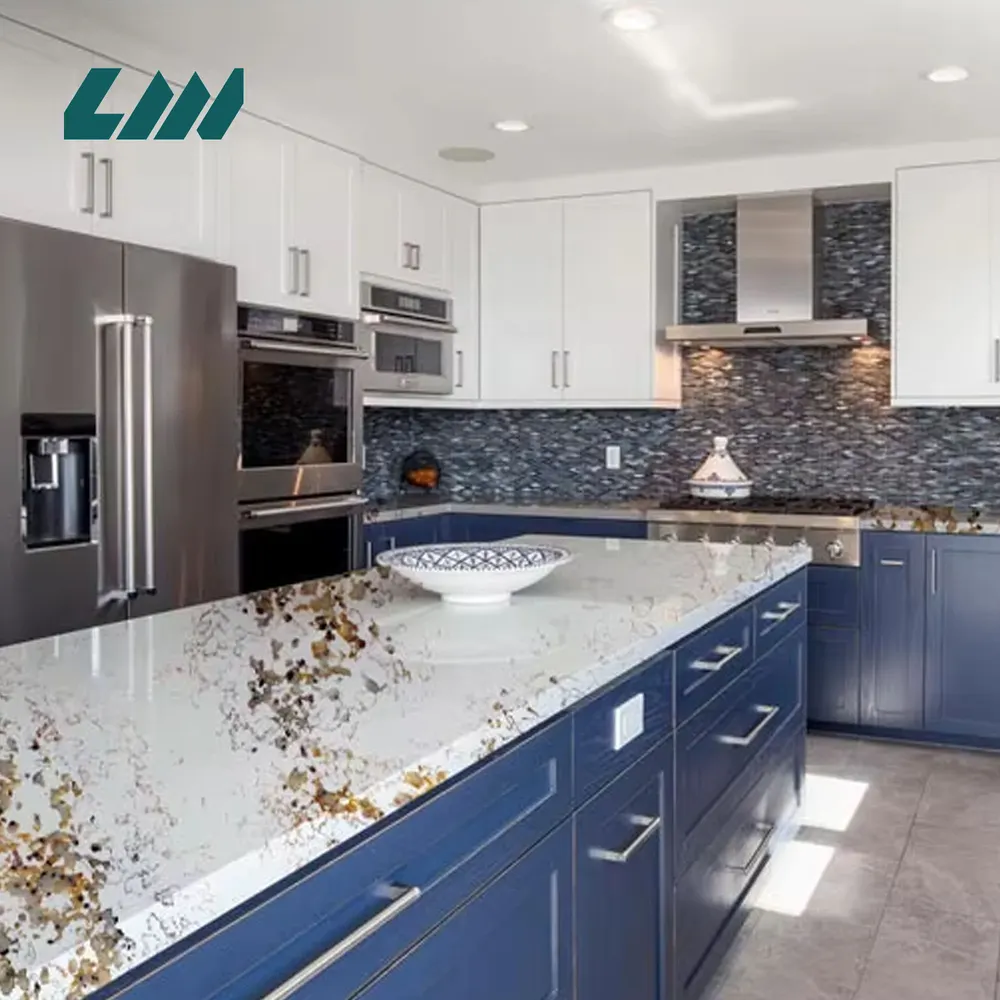 Jade-Look Polished Engineered Quartz Slab 3200x1600mm